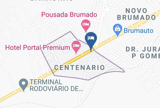 Brumado - Hotel 3 Milenio Maps