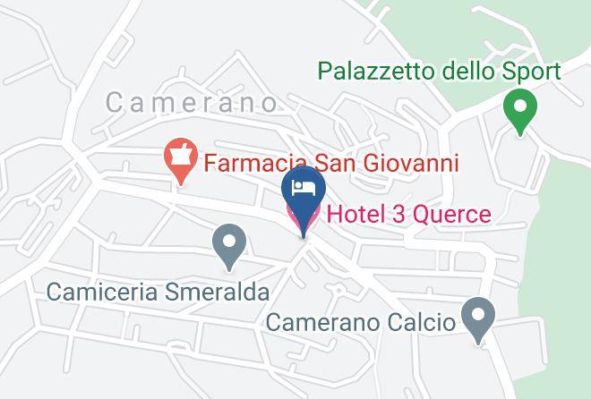Ancona - Hotel 3 Querce Maps