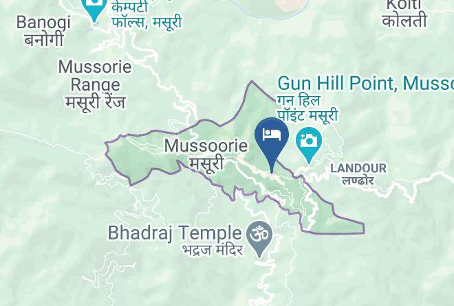 Mussoorie - Hotel 30 Degree North Maps