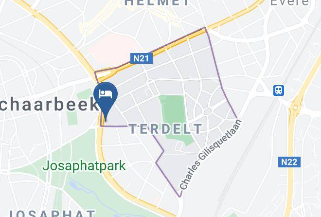Schaerbeek - Hotel 322 Lambermont Maps