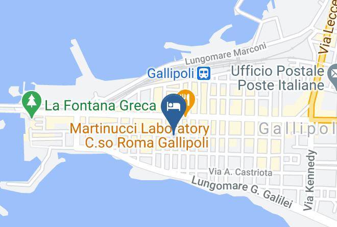 Hotel 33 Baroni Gallipoli Map