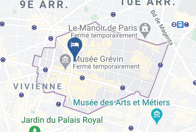 Paris - Hotel 34b Astotel Maps