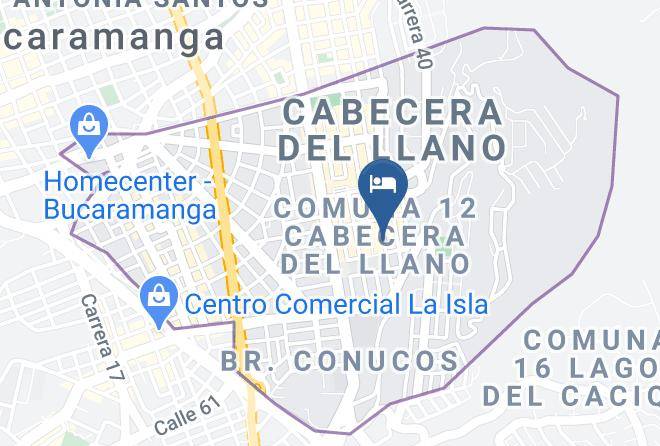 Hotel 36 View Cabecera Map