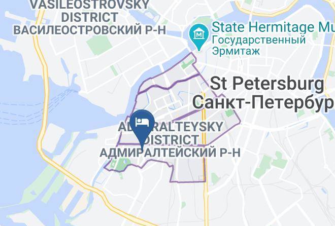 Saint Petersburg - Hotel 365 Days Maps