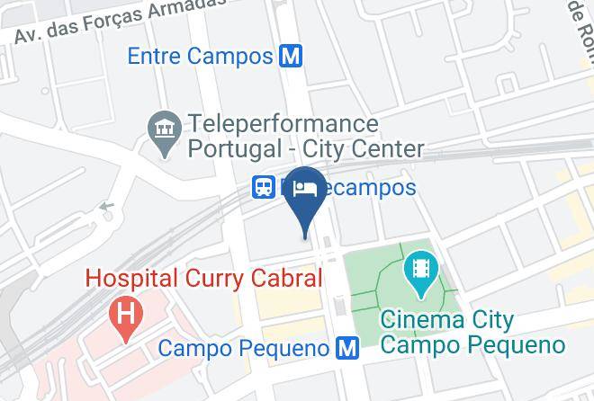 Lisbon - Hotel 3k Europa Maps