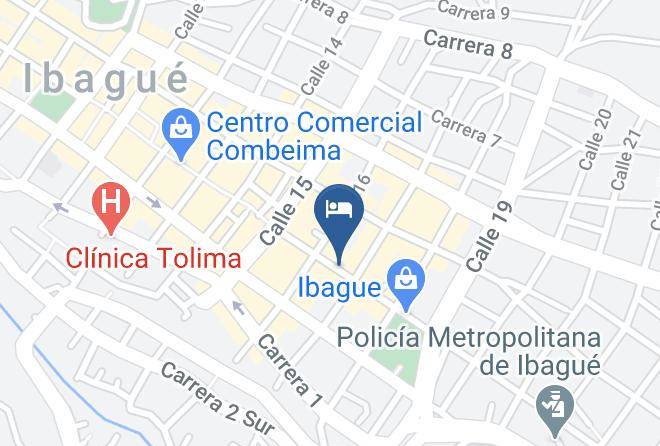 Ibague - Hotel 3ra Avenida Maps
