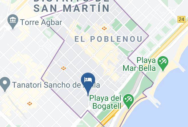 Hotel 4 Barcelona Map