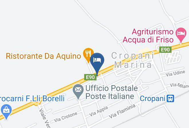 Hotel 4 Lampioni Map