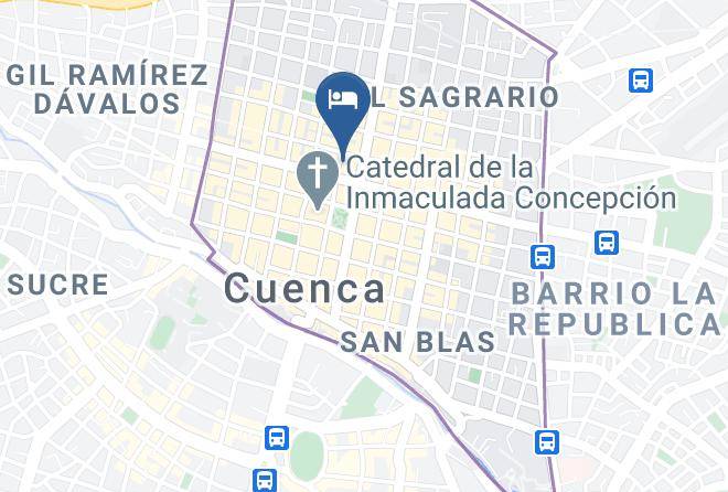 Cuenca - Hotel 4 Mundos Cuenca Maps