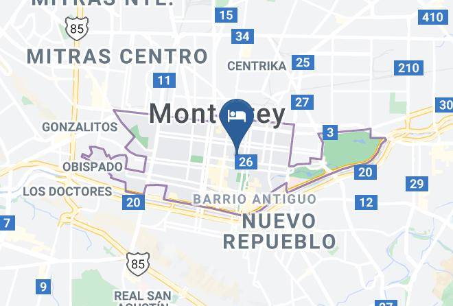 Monterrey - Hotel 402 Maps