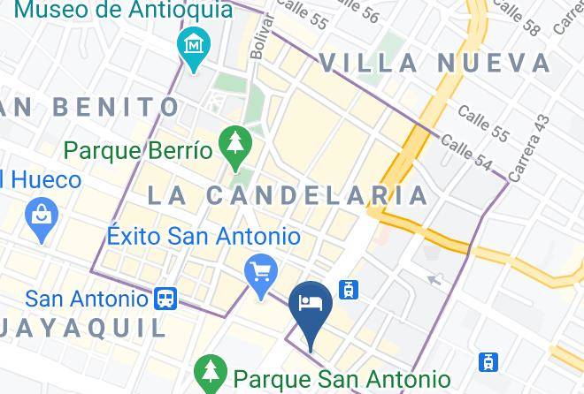 Hotel 47 Medellin Street Map