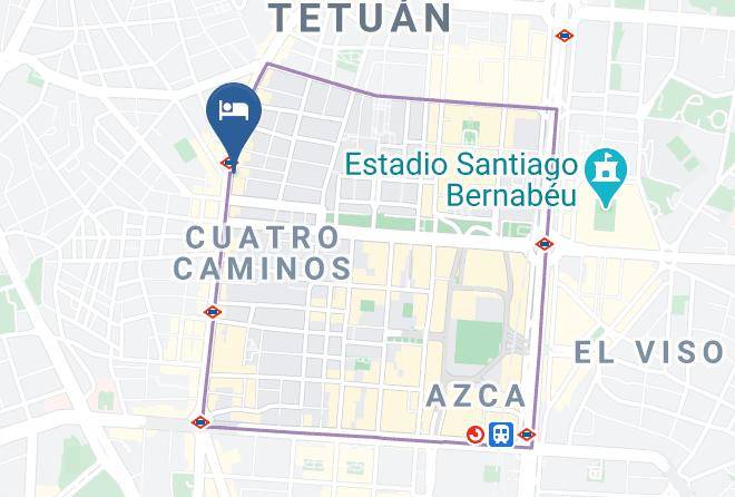 Madrid - Hotel 4c Bravo Murillo Maps