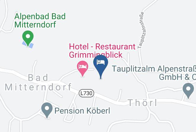Liezen - Hotel 4jahreszeiten Maps