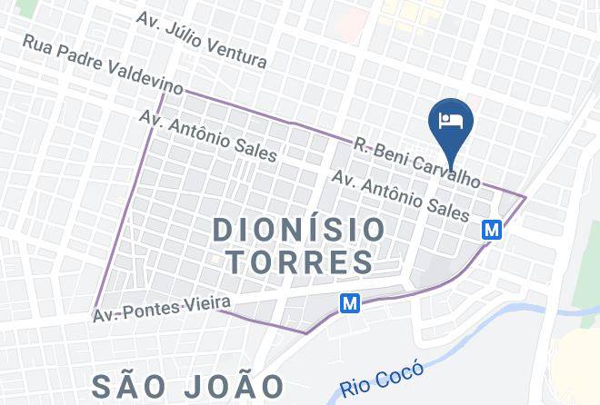Fortaleza - Hotel 5 Patas Maps
