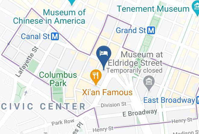 New York - Hotel 50 Bowery Nyc Maps