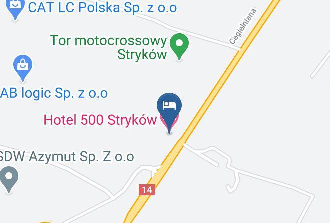 Hotel 500 Strykow Map