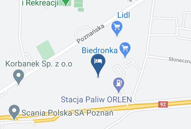Poznanski - Hotel 500 Tarnowo Podgorne Maps