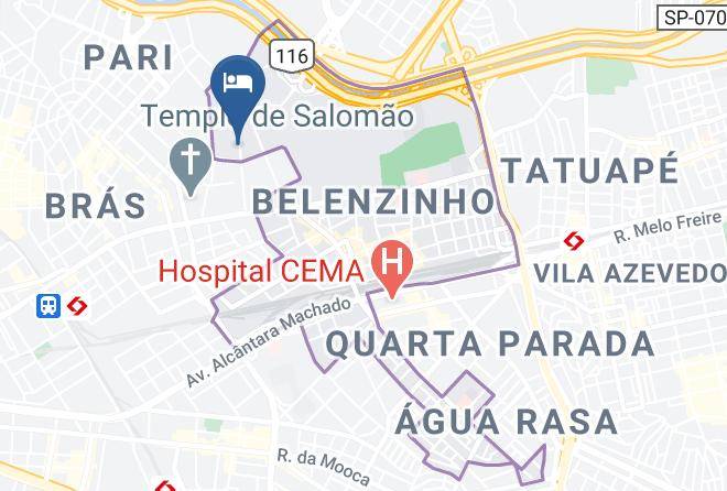 Sao Paulo Belem - Hotel 513 Maps