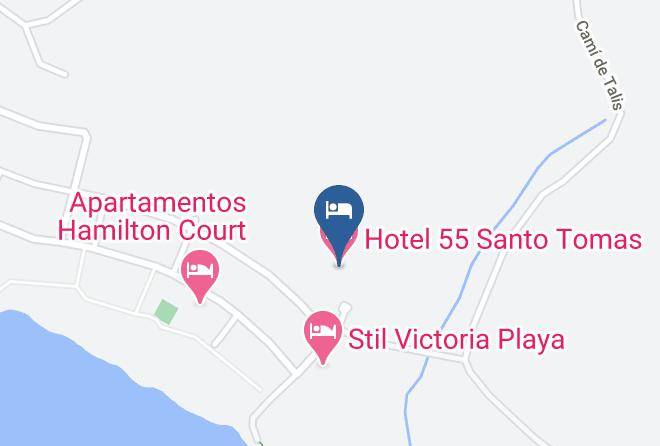 Baleares - Hotel 55 Santo Tomas Maps