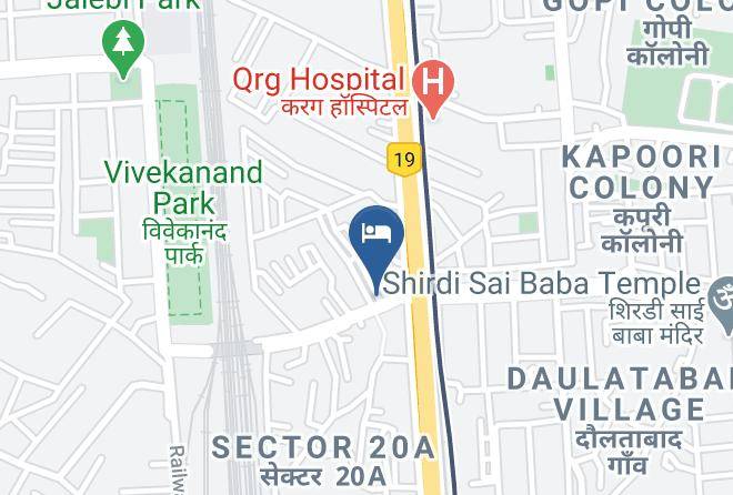 Faridabad - Hotel 555 Maps