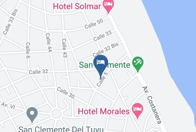 Mar Del Tuyu - Hotel 5ta Avenida Maps