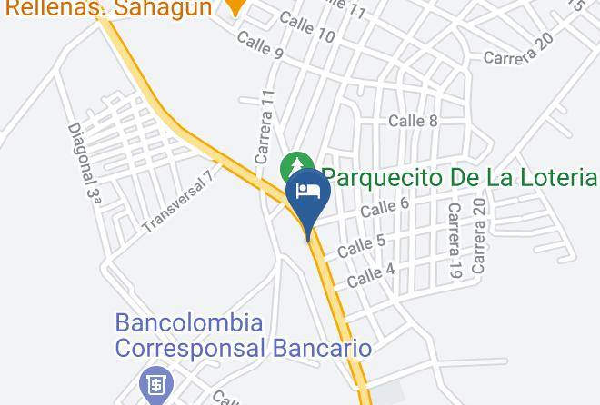 Sahagun - Hotel 5ta Avenida Maps