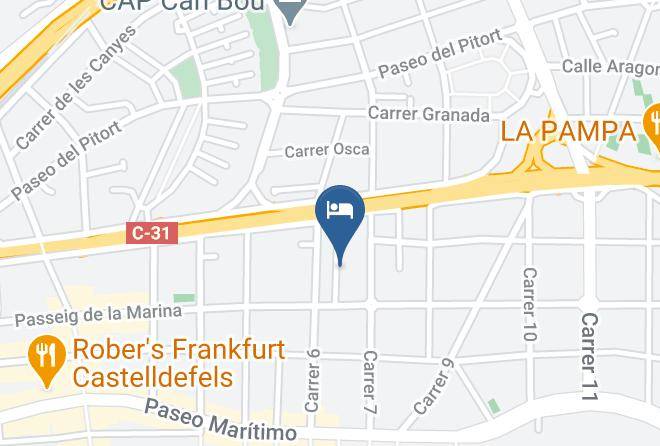 Barcelona - Hotel 6 Bis Maps