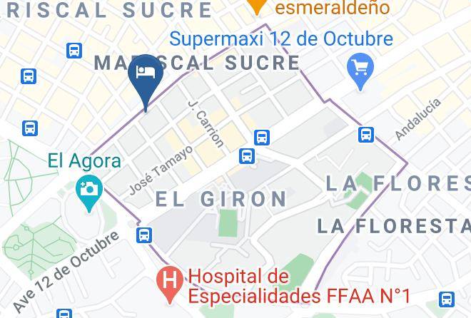 Distrito Metropolitano De Quito - Hotel 6 De Diciembre Maps