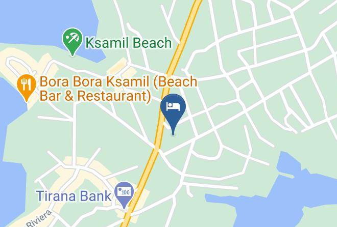Saranda - Hotel 6 Milje Maps