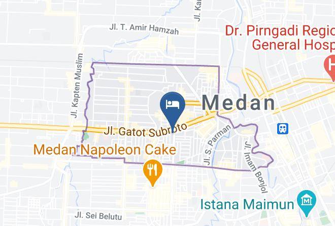 Kota Medan - Hotel 61 Medan Maps