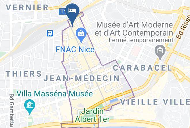 Maritime Alps - Hotel 64 Nice Maps