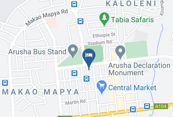Arusha - Hotel 7 11 Maps