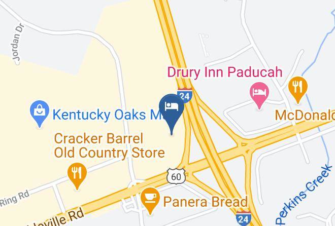 Mccracken - Hotel 7 Inn Paducah Ky Maps