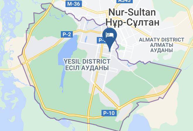 Nur Sultan - Hotel 7 Palat Maps