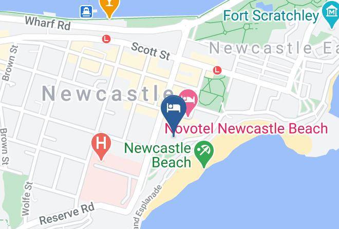 Newcastle - Hotel 77 Maps
