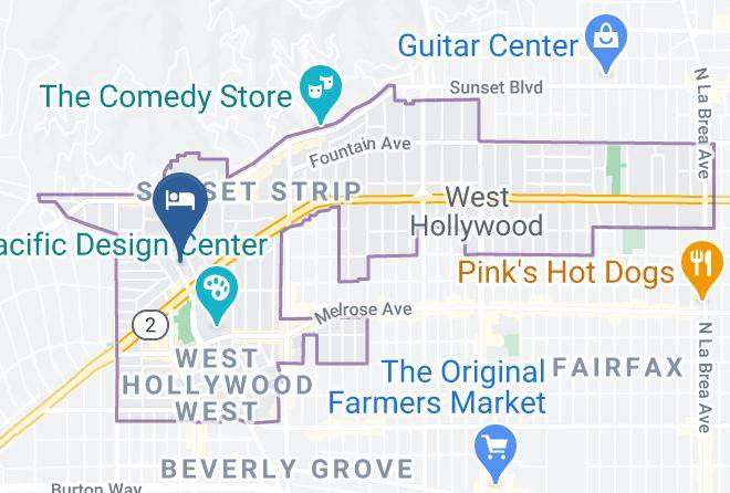 Los Angeles - Hotel 850 Svb Maps