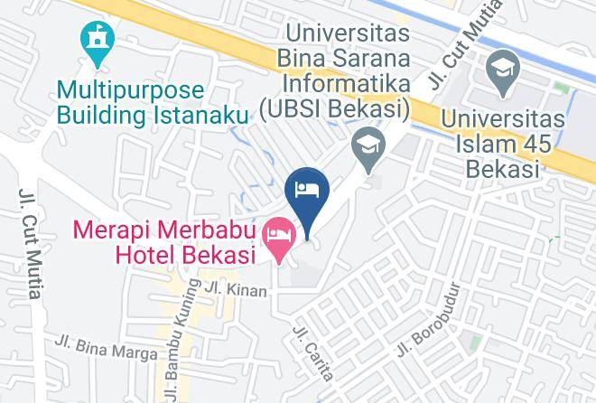Kota Bekasi - Hotel 88 Bekasi Maps