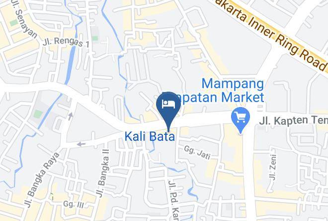 Jakarta Selatan - Hotel 88 Tendean Maps