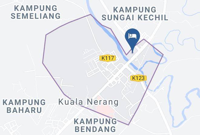 Padang Terap District - Hotel 89 Kuala Nerang Maps