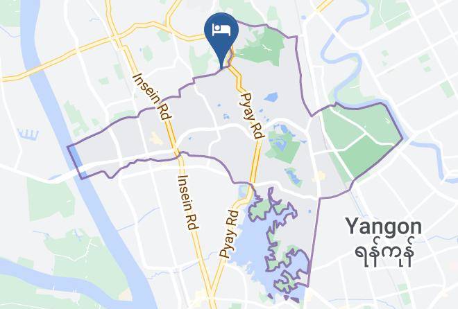 Yangon West - Hotel 9 Mile Maps