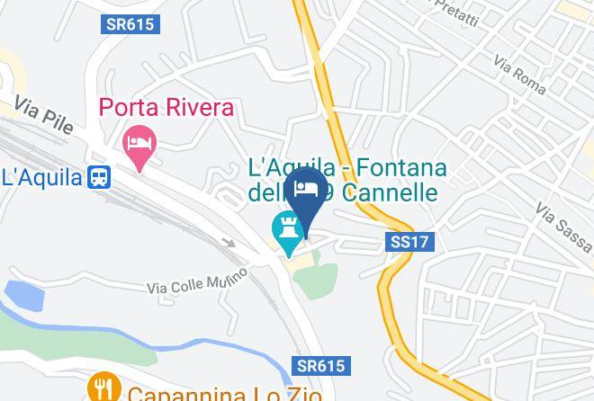 L Aquila - Hotel 99 Cannelle Maps