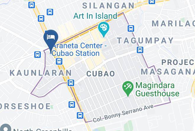 Metro Manila - Hotel 99 Cubao Maps