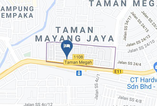 Petaling - Hotel 99 Kelana Jaya Maps