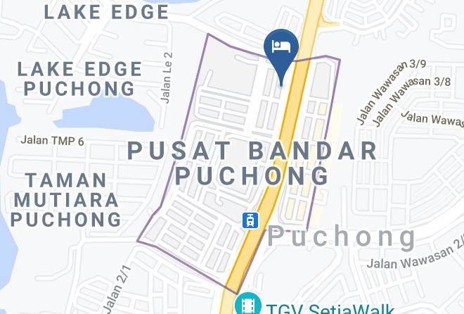 Petaling - Hotel 99 Pusat Bandar Puchong Maps