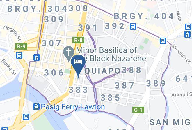 Metro Manila - Hotel 99 Quiapo Manila Maps