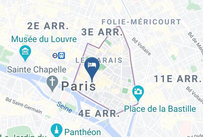 Paris - Hotel 9confidentiel Maps