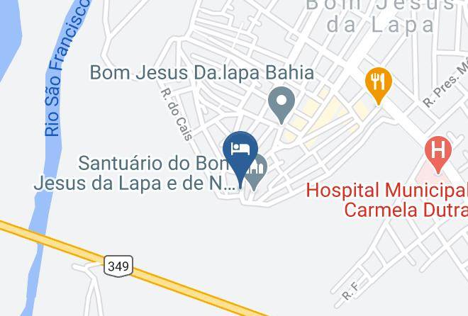 Bom Jesus Da Lapa - Hotel A Barca Maps