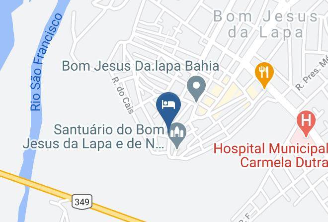 Bom Jesus Da Lapa - Santuario Lapa Hotel Maps