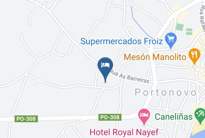 Pontevedra - Hotel A Bota Maps