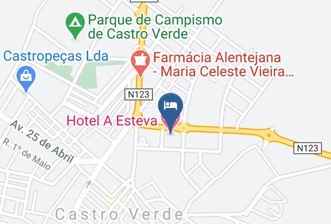 Castro Verde - Hotel A Esteva Maps